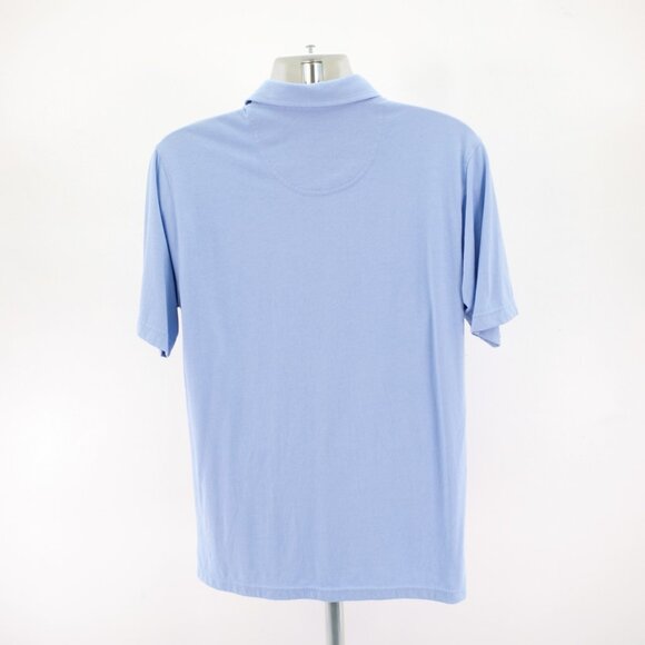 Bolle Golf Tech Large Blue Collared Polo Shirt Short Sleeve - Picture 7 of 10